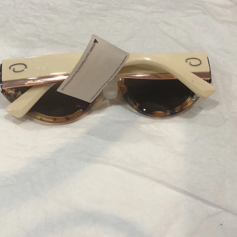 Oscar brown tortoiseshell oval‎ sunglasses new
